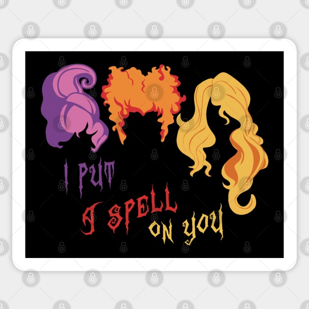 Hocus Pocus / The Sanderson Sisters Sticker by valentinahramov